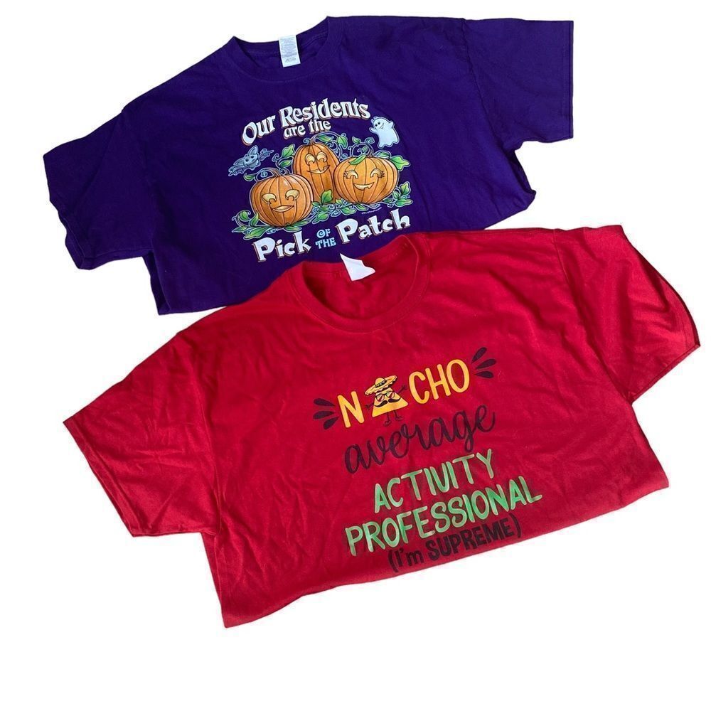 Lot of 2 Healthcare Tee Shirts Size XL